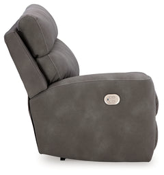 Next-Gen DuraPella Slate 5-Piece Power Reclining Sectional (console) - Ornate Home