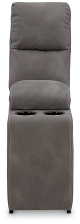 Next-Gen DuraPella Slate 5-Piece Power Reclining Sectional (console) - Ornate Home