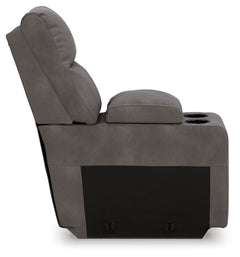 Next-Gen DuraPella Slate 5-Piece Power Reclining Sectional (console) - Ornate Home