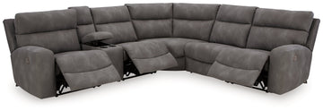 Next-Gen DuraPella Slate 6-Piece Power Reclining Sectional - Ornate Home