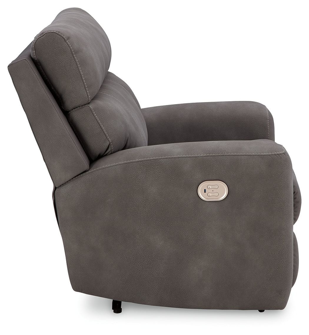Next-Gen DuraPella Slate Power Recliner - Ornate Home