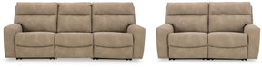 Next-Gen Durapella Sand 3-Piece Sectional Sofa and 2-Piece Sectional Loveseat (Online Special Price) - Ornate Home