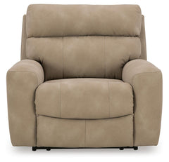 Next-Gen Durapella Sand 3-Piece Sectional and Recliner - Ornate Home