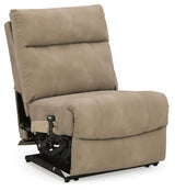 Next-Gen Durapella Sand 4-Piece Power Reclining Sectional - Ornate Home