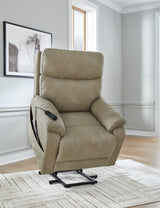 Next-Gen Durapella Sand Power Lift Recliner (Online Special Price) - Ornate Home