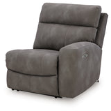 Next-Gen Durapella Slate 3-Piece Power Reclining Sectional (Online Special Price) - Ornate Home