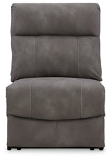 Next-Gen Durapella Slate 3-Piece Power Reclining Sectional - Ornate Home