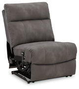 Next-Gen Durapella Slate 3-Piece Power Reclining Sectional - Ornate Home