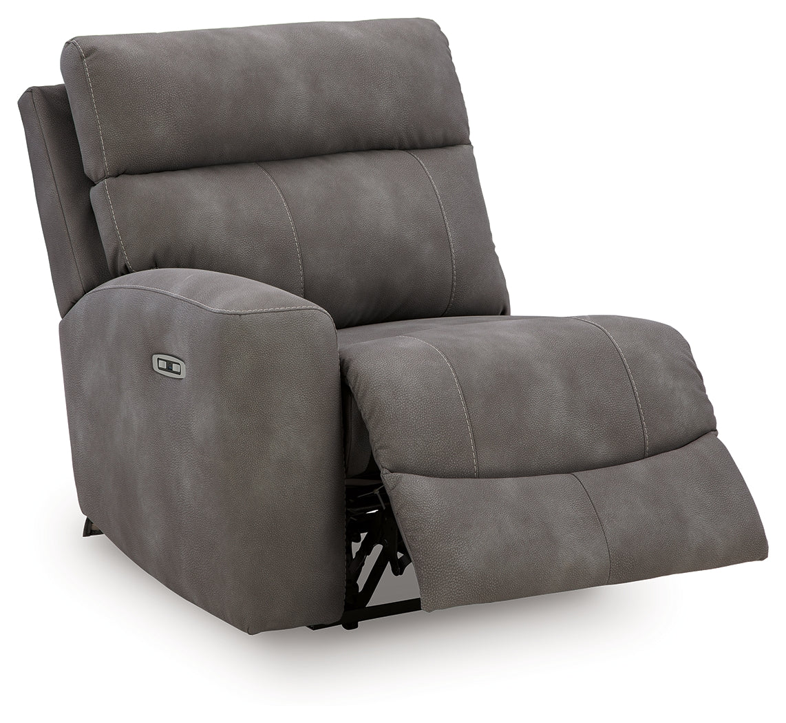 Next-Gen Durapella Slate 3-Piece Power Reclining Sectional - Ornate Home