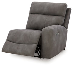 Next-Gen Durapella Slate 3-Piece Power Reclining Sectional - Ornate Home