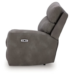 Next-Gen Durapella Slate 3-Piece Power Reclining Sectional - Ornate Home