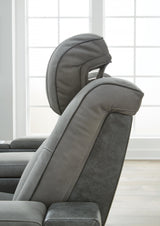 Next-Gen Durapella Slate Power Reclining Sofa and Loveseat - Ornate Home