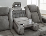 Next-Gen Durapella Slate Power Reclining Sofa and Loveseat - Ornate Home