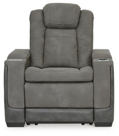 Next-Gen Durapella Slate Power Reclining Sofa and Power Recliner - Ornate Home