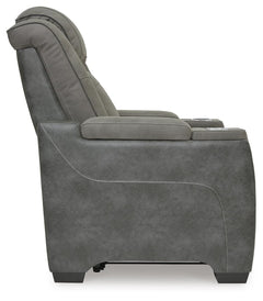 Next-Gen Durapella Slate Power Reclining Sofa and Power Recliner - Ornate Home