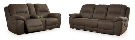 Next-Gen Gaucho Espresso Manual Reclining Living Room Set / 2pc - Ornate Home