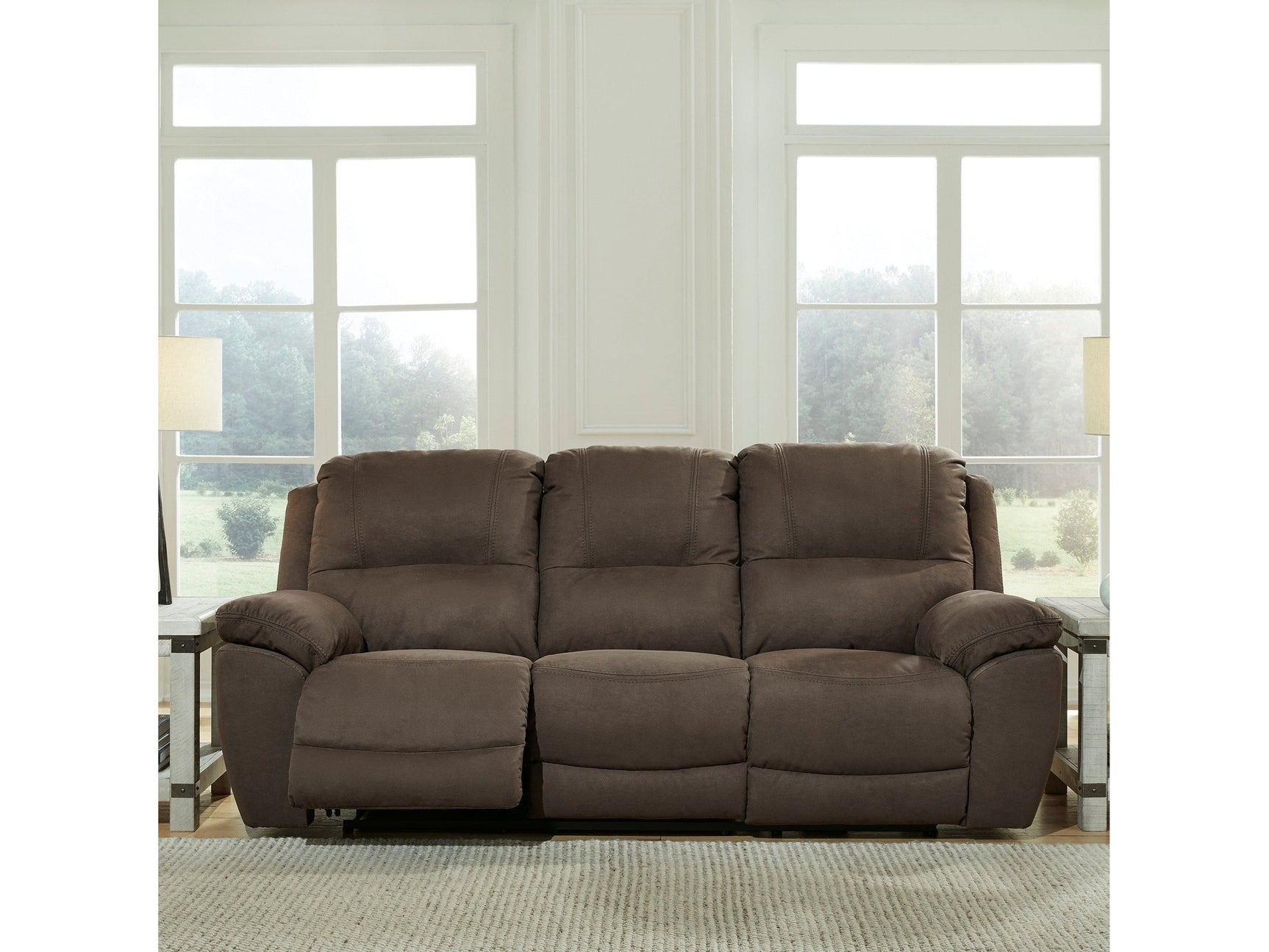 Next-Gen Gaucho Espresso Manual Reclining Sofa (Online Special Price) - Ornate Home