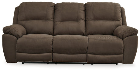 Next-Gen Gaucho Espresso Manual Reclining Sofa - Ornate Home