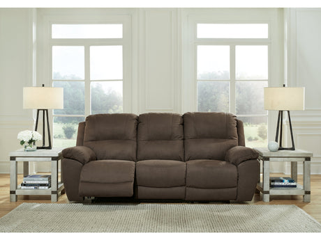 Next-Gen Gaucho Espresso Manual Reclining Sofa - Ornate Home