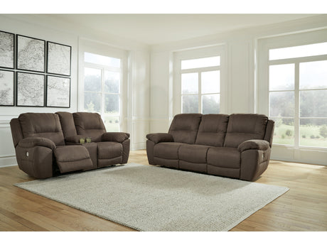 Next-Gen Gaucho Espresso Power Reclining Sofa and Loveseat - Ornate Home