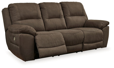 Next-Gen Gaucho Espresso Power Reclining Sofa and Loveseat - Ornate Home