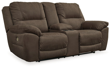 Next-Gen Gaucho Espresso Power Reclining Sofa and Loveseat - Ornate Home