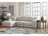 Next-Gen Gaucho Gray 3-Piece Sectional Sofa with Chaise (Online Special Price) - Ornate Home
