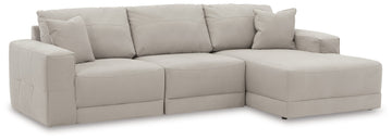 Next-Gen Gaucho Gray 3pc RAF Chaise Sectional - Ornate Home