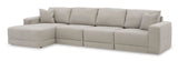 Next-Gen Gaucho Gray 4-Piece LAF Chaise Sectional (Online Special Price) - Ornate Home