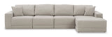 Next-Gen Gaucho Gray 4-Piece RAF Chaise Sectional - Ornate Home