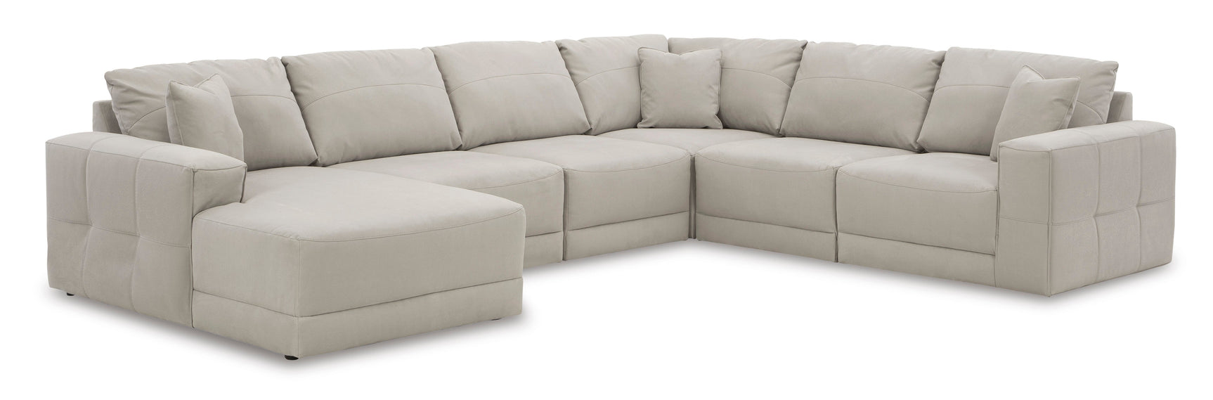 Next-Gen Gaucho Gray 6-Piece LAF Chaise Sectional (Online Special Price) - Ornate Home