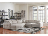 Next-Gen Gaucho Gray 6-Piece LAF Chaise Sectional - Ornate Home