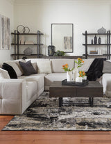 Next-Gen Gaucho Gray 6-Piece RAF Chaise Sectional (Online Special Price) - Ornate Home