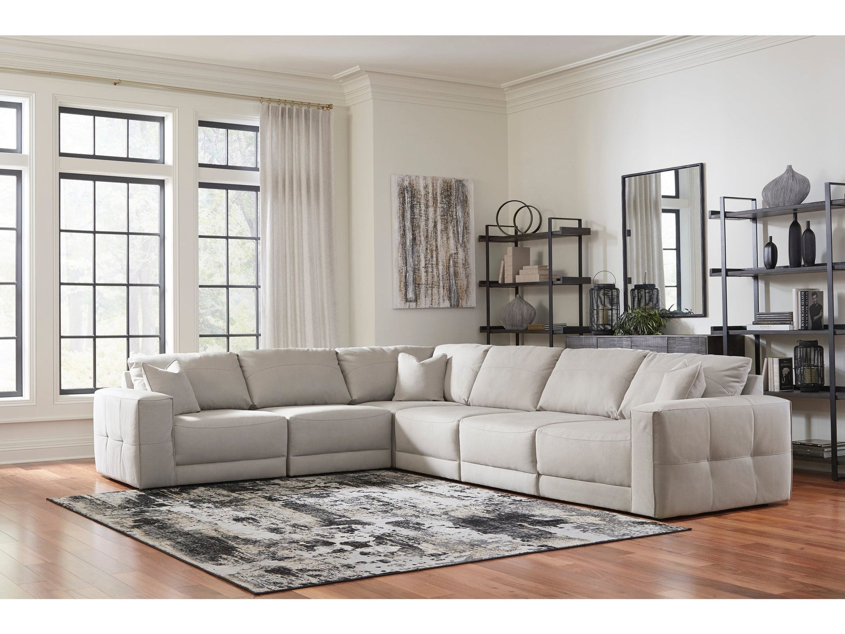 Next-Gen Gaucho Gray 6-Piece Sectional (Online Special Price) - Ornate Home