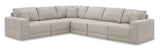 Next-Gen Gaucho Gray 6-Piece Sectional - Ornate Home