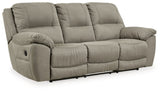Next-Gen Gaucho Putty Power Reclining Sofa and Loveseat - Ornate Home