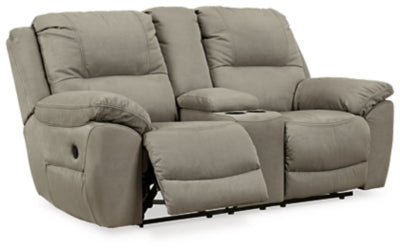 Next-Gen Gaucho Putty Power Reclining Sofa and Loveseat - Ornate Home
