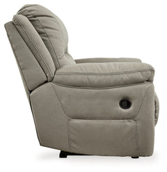 Next-Gen Gaucho Putty Power Reclining Sofa and Loveseat - Ornate Home