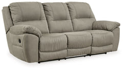 Next-Gen Gaucho Putty Reclining Sofa and Loveseat - Ornate Home