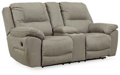 Next-Gen Gaucho Putty Reclining Sofa and Loveseat - Ornate Home