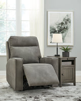 Next-Gen Slate Durapella Power Recliner - Ornate Home