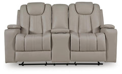 Next Move Coin Glider Reclining Loveseat with Console - Ornate Home