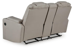 Next Move Coin Glider Reclining Loveseat with Console - Ornate Home