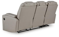 Next Move Coin Reclining Sofa with Drop Down Table - Ornate Home