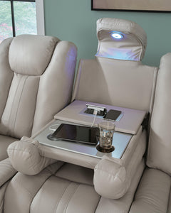 Next Move Coin Reclining Sofa with Drop Down Table - Ornate Home