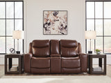 Next Move Mahogany PWR REC Loveseat/CON/ADJ HDRST - Ornate Home