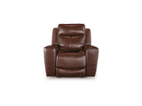 Next Move Mahogany PWR Recliner/ADJ Headrest - Ornate Home