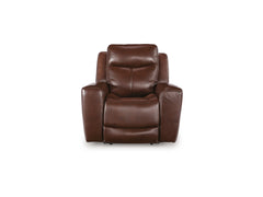 Momentum Moves Mahogany PWR Recliner/ADJ Headrest - Ornate Home