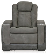 NextGen DuraPella Dual Tone Slate Power Recliner (Online Special Price) - Ornate Home