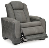 NextGen DuraPella Dual Tone Slate Power Recliner (Online Special Price) - Ornate Home